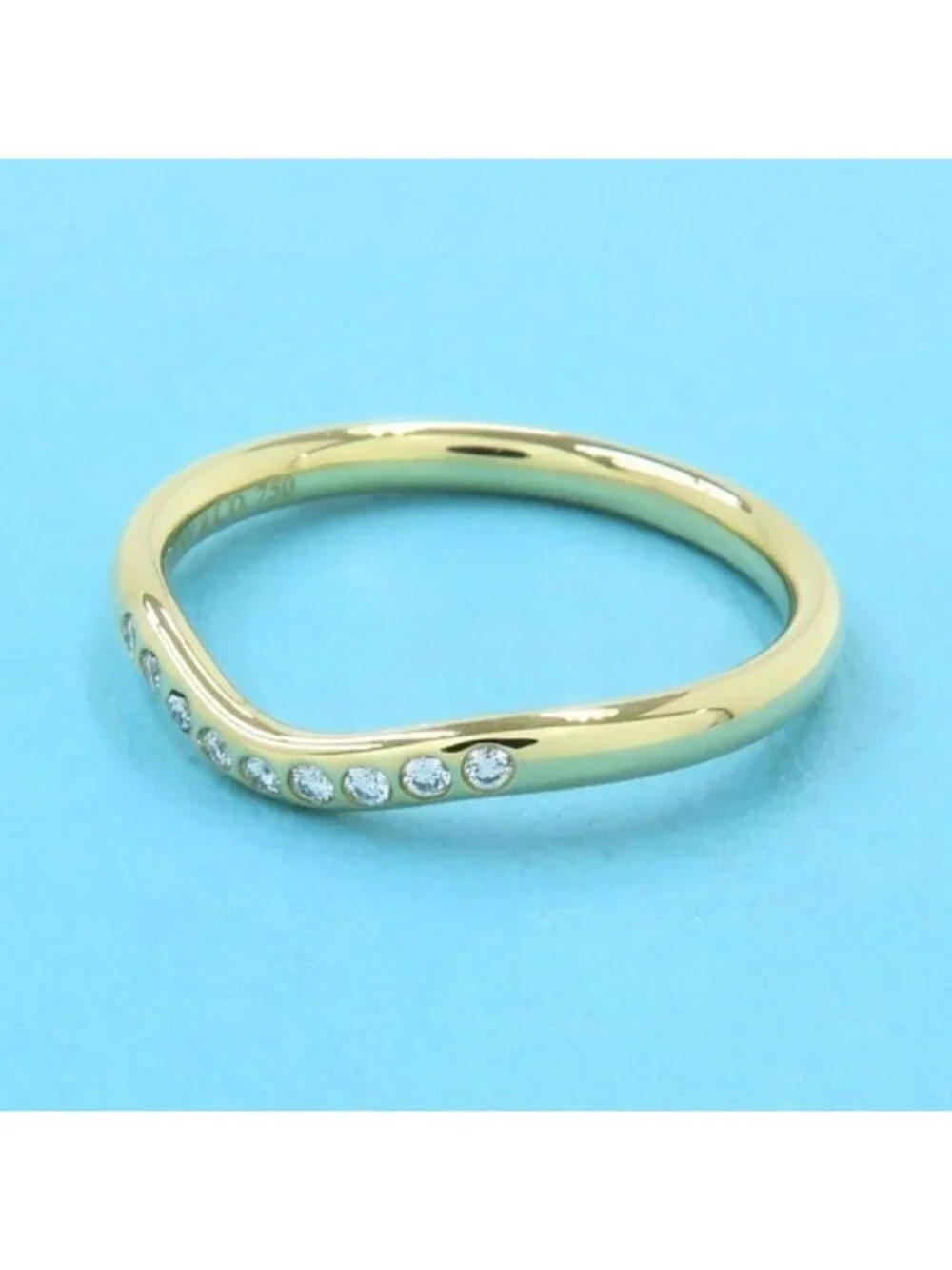 Tiffany & Co Curved Band Ring Diamond Neighborhood
